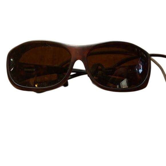 Cocoons sunglasses FlexToFit tortoise shell brown fits over glasses - Picture 4 of 7